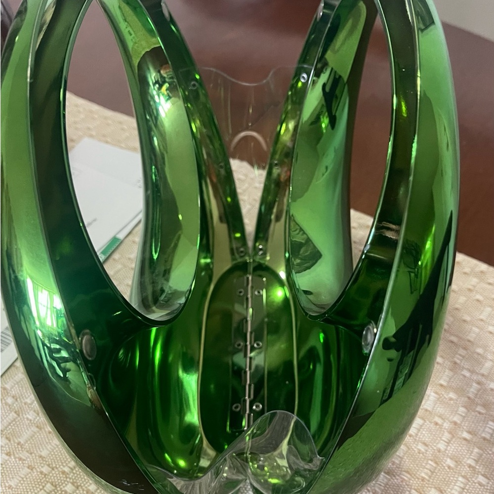 Green fashion purse